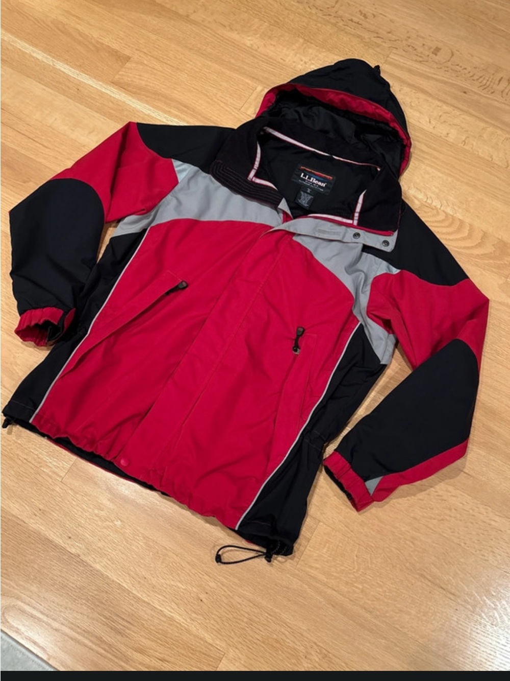 Vintage L.L. Bean men’s med colorblock outdoor ski jacket
